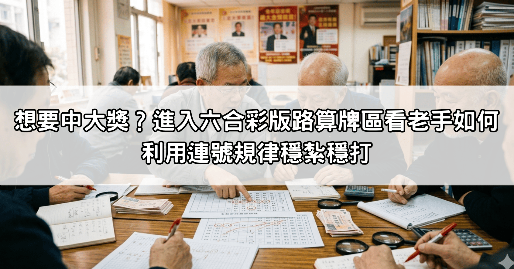 想要中大獎?進入六合彩版路算牌區看老手如何利用連號規律穩紮穩打